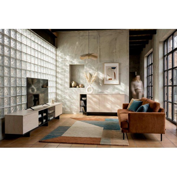 Armadietto nero 170x80x40 cm Cequoia – Marckeric-image-1