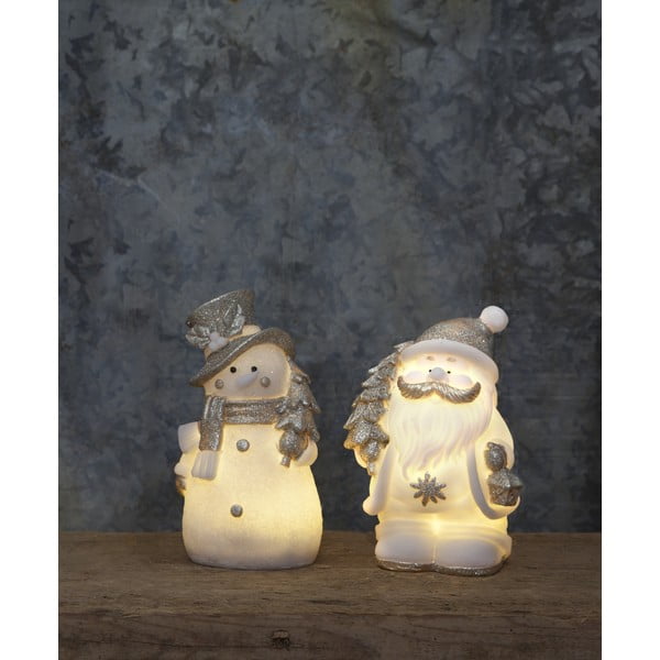 Decorazione luminosa con motivo natalizio di colore bianco-argento Buddy - Star Trading-image-2