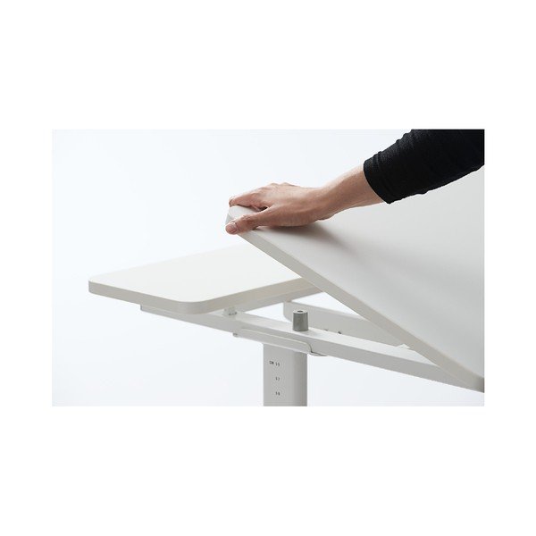 Scrivania bianca con altezza regolabile Evo Split - Flexa-image-1