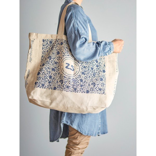 Borsa della spesa in cotone Anniversary – Bloomingville-image-3