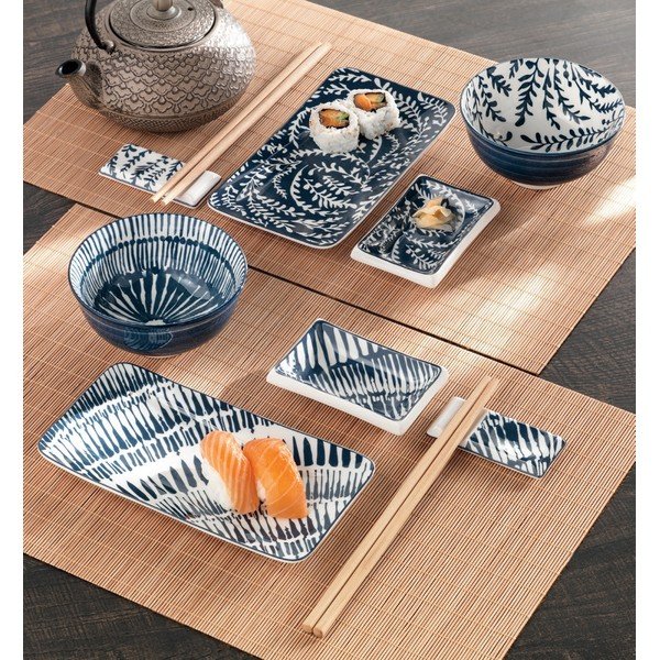 Set per sushi in porcellana 12 pz – Brandani-image-1