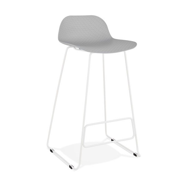 Sgabello da bar grigio, altezza seduta 76 cm Slade - Kokoon