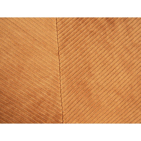 Cuscino in velluto marrone Velluto, 60 x 30 cm Ribbed - PT LIVING-image-1