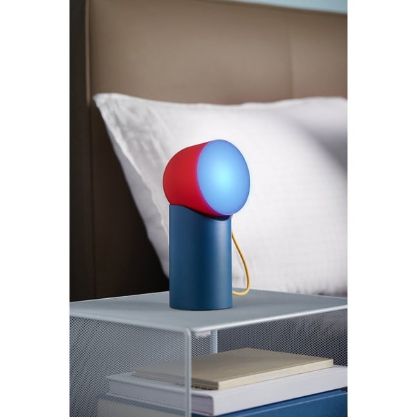 Lampada da tavolo a LED rosso-blu (altezza 14 cm) Orbe - Lexon-image-2