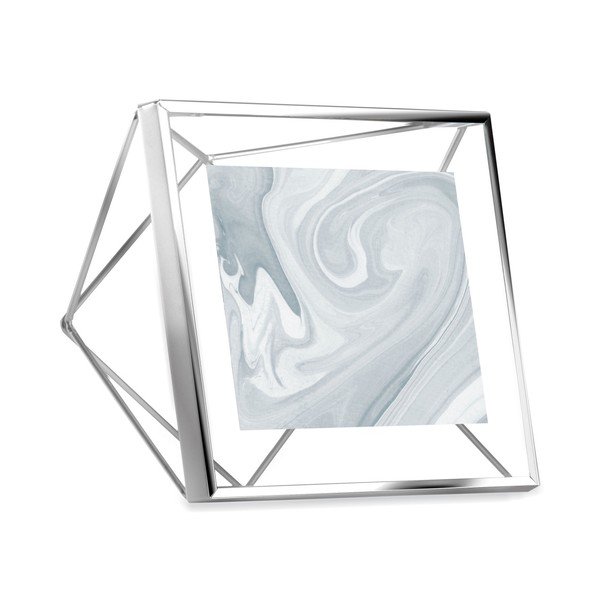 Cornice color argento su una foto di 10 x 10 cm Prisma - Umbra-image-2