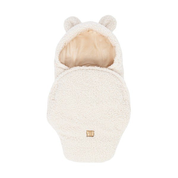 Copertina per neonati color crema in sherpa 45x80 cm – Meowbaby