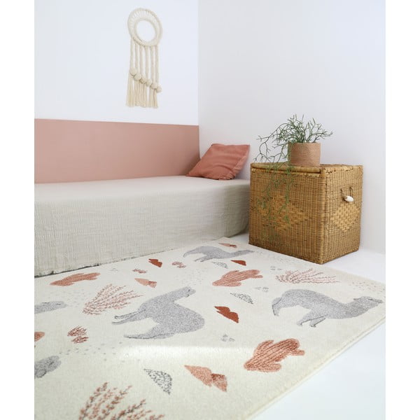 Tappeto per bambini color crema 120x170 cm Andina by Mon Petit Art – Nattiot-image-3