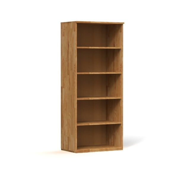 Libreria in legno di rovere 74x176 cm Vento - The Beds