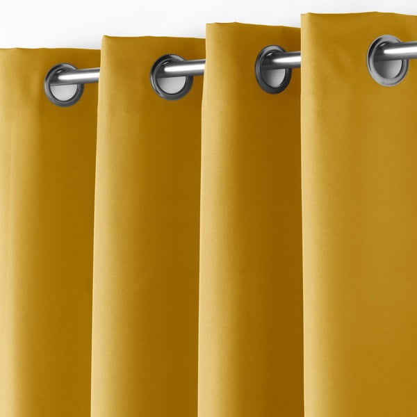 Tenda gialla 140x180 cm Essentiel - douceur d'intérieur-image-1