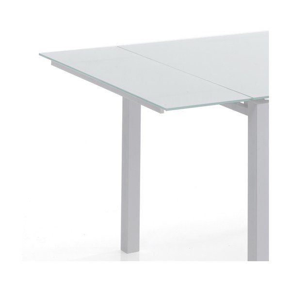 Tavolo da pranzo pieghevole con piano in vetro 90x90 cm New Daily - Tomasucci-image-3