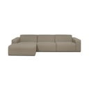 Divano angolare beige (angolo sinistro) Roxy - Scandic