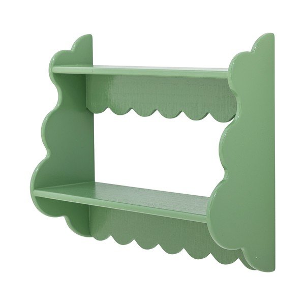Mensola verde in abete massiccio con ripiani multipli 49,5 cm Salla – Bloomingville-image-2