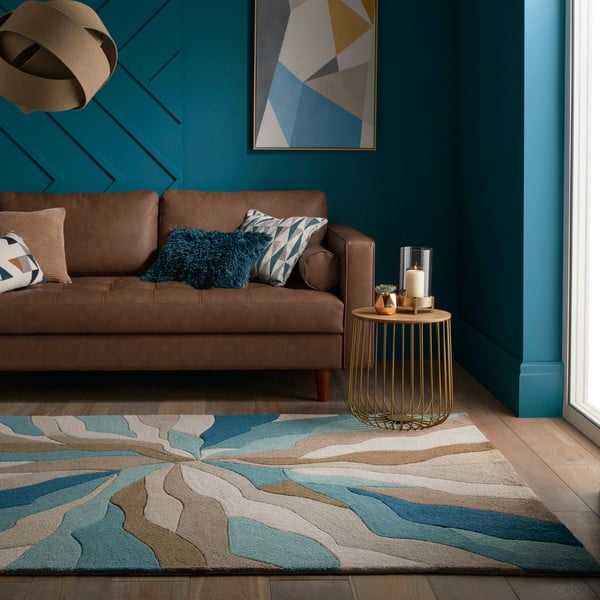 Tappeto turchese 120x170 cm Zest Infinite - Flair Rugs-image-1