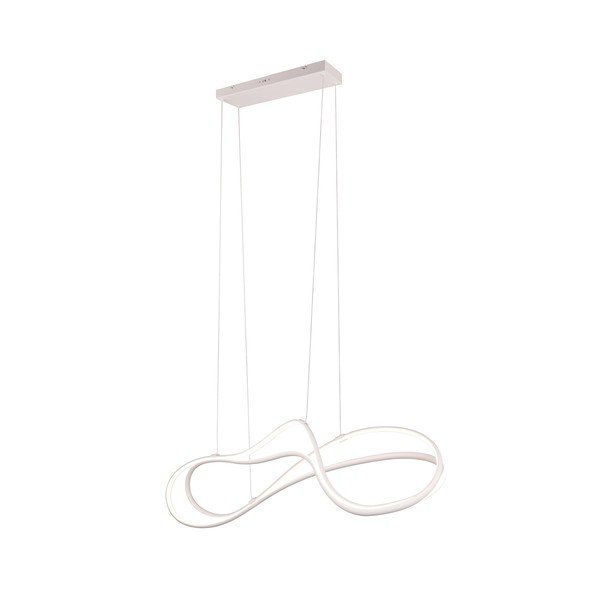 Apparecchio a sospensione a LED bianco con paralume in metallo Nala - Trio Select-image-4