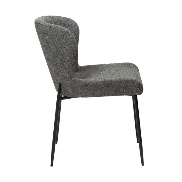 Sedia da pranzo grigio scuro Glam - DAN-FORM Denmark-image-2