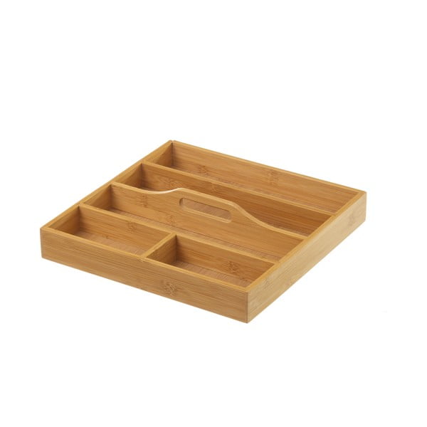 Organizzatore di posate in bambù , 31 x 31 cm - Casa Selección
