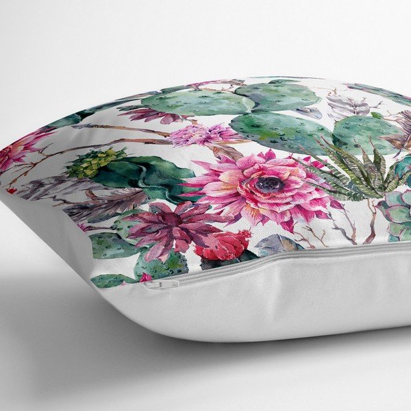 Federa in misto cotone Bloom, 70 x 70 cm - Minimalist Cushion Covers-image-1