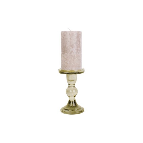 Portacandele in vetro verde Art Glass Art - PT LIVING-image-2