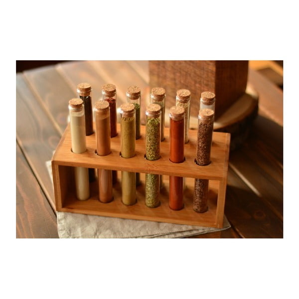 Set di 12 tubi e supporto Vanilla - Bambum-image-4