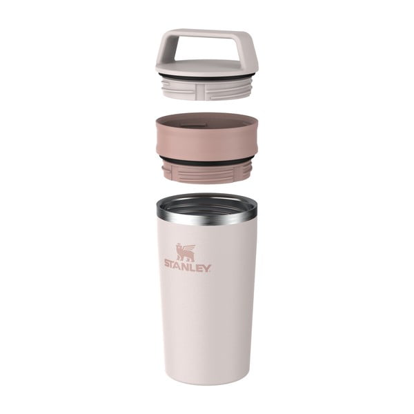 Tazza termica rosa chiaro in acciaio inox 350 ml Café-To-Go Rose Quartz – Stanley-image-3