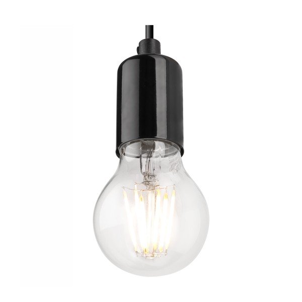 Lampada da parete nera/di colore naturale Orazio – LAMKUR-image-2