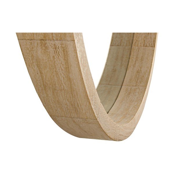 Specchio da parete con telaio in legno massiccio ø 42 cm Tiziano – Bizzotto-image-2
