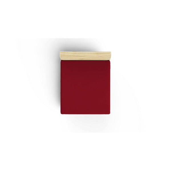 Lenzuolo rosso in cotone elasticizzato 160x200 cm - Mijolnir