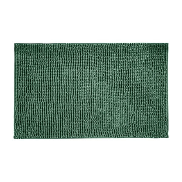 Tappetino da bagno in tessuto verde scuro 50x80 cm Chenille - Allstar