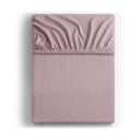Lenzuolo con angoli rosa polveroso in jersey 200x200 cm Amber – Restilo
