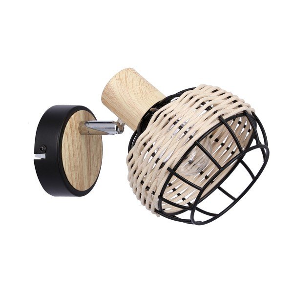 Lampada da parete nera e crema ø 12 cm Tajga - Candellux Lighting-image-2