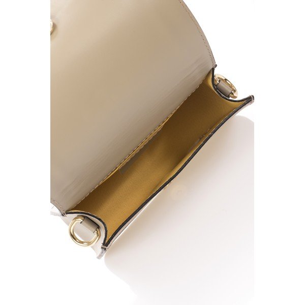 Borsa tascabile in pelle beige Abelia - Giorgio Costa-image-4