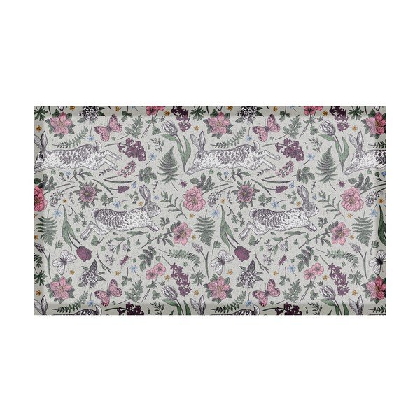 Zerbino in PVC 40x70 cm Hare Wildflowers – Artsy Doormats