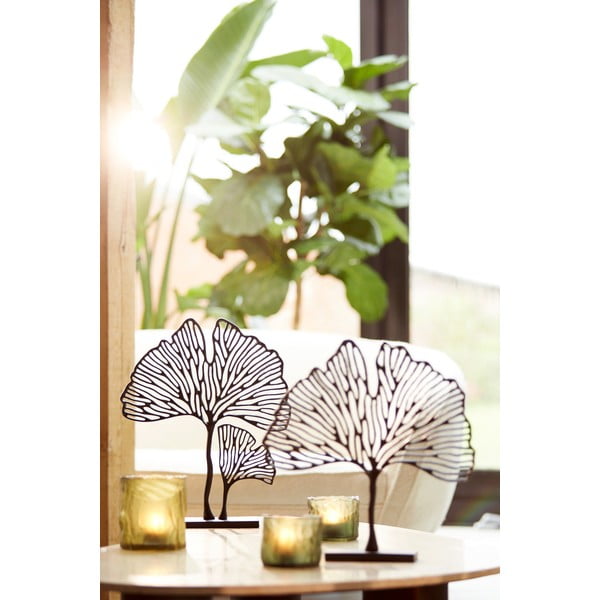 Statuetta in metallo (altezza 48 cm) Leaf - Light & Living-image-1