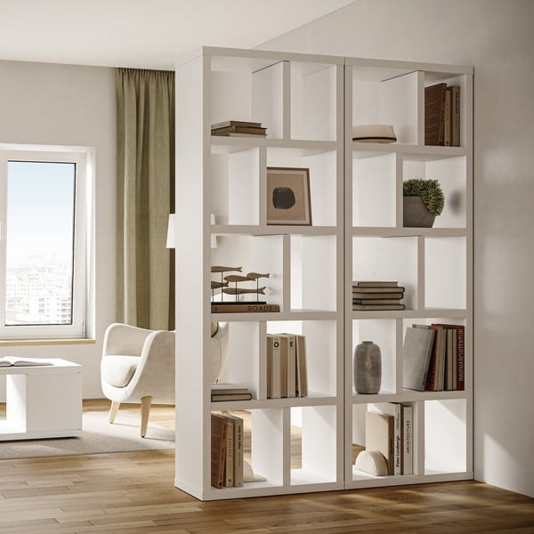 Libreria bianca 70x198 cm Berlin - TemaHome-image-1