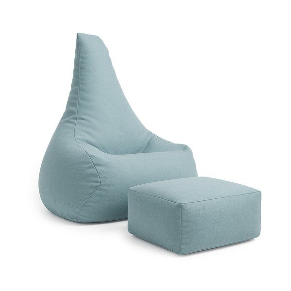 Pouf a sacco per bambini azzurro Outzy – Meowbaby