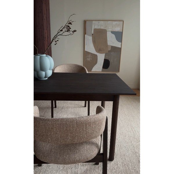Piano d'appoggio aggiuntivo per tavolo da pranzo in rovere massiccio 90x45 cm Derrymore – Rowico-image-1