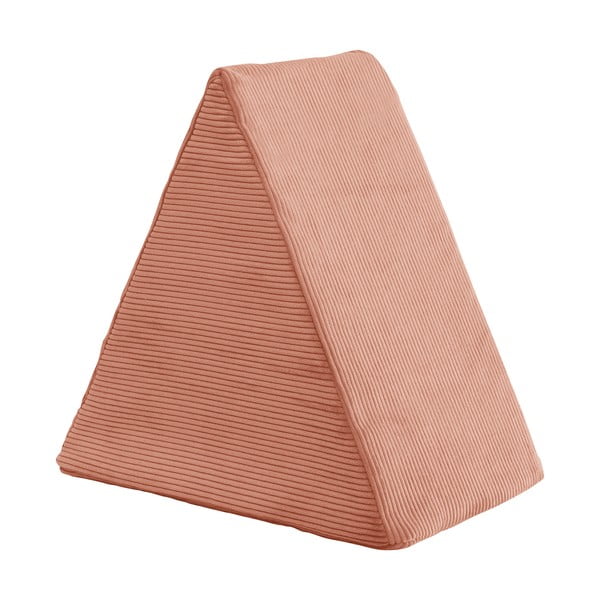 Pouf per bambini in velluto a coste rosa chiaro Montessori - Little Nice Things