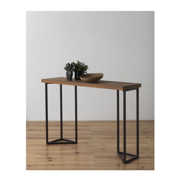Consolle con piano in olmo, altezza 83 cm Lorena - Geese-image-1