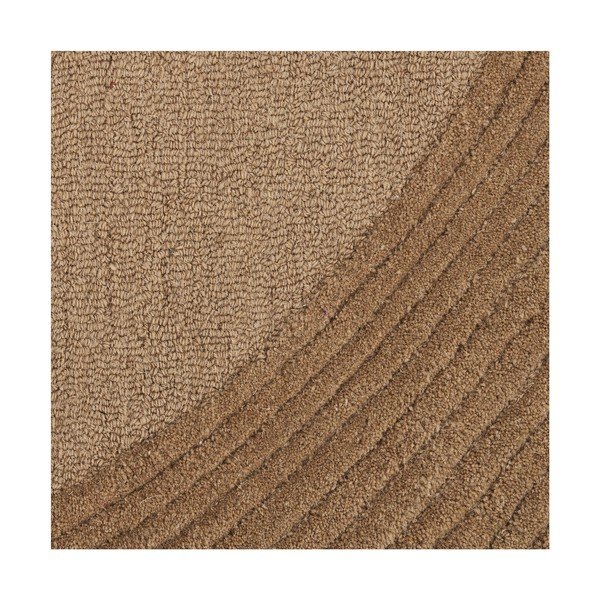 Tappeto colore naturale scuro in lana tessuto a mano 160x230 cm Pune – House Nordic-image-4