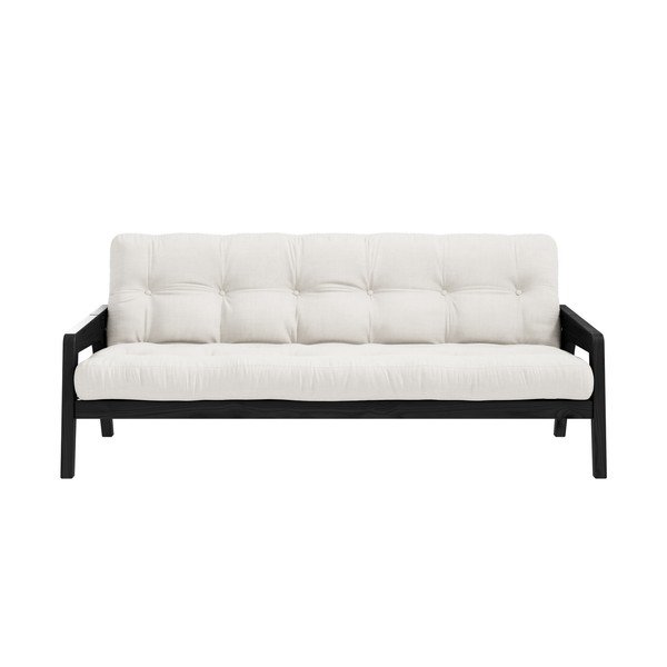 Divano letto bianco/beige 204 cm Grab - Karup Design