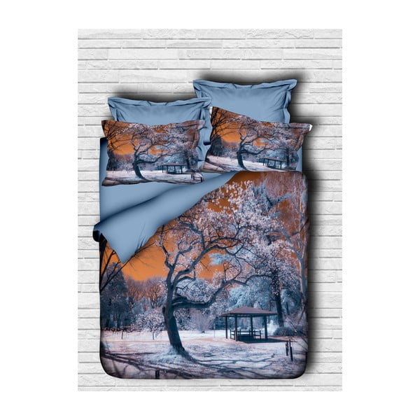 Biancheria da letto natalizia per letto matrimoniale con lenzuolo Andrea, 160 x 220 cm - Mijolnir