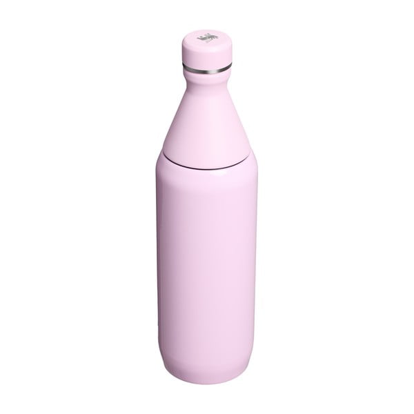 Bottiglia termica rosa in acciaio inox 600 ml All Day Slim Bottle Cherry Blossom Gloss – Stanley-image-1