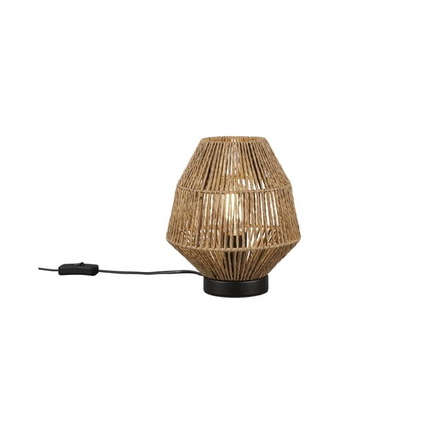 Lampada da tavolo marrone (altezza 20 cm) Miki - Trio