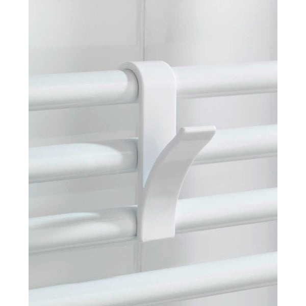 Ganci per appendere in plastica bianca in set da 2 - Wenko-image-2