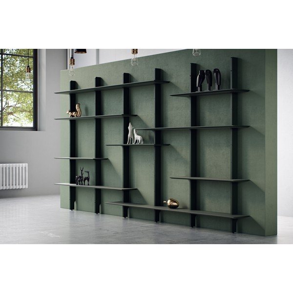 Scaffale modulare nero 224x190 cm Bridge - Tenzo-image-4