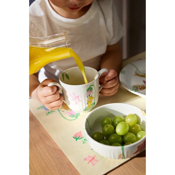 Set da pranzo per bambini in porcellana 3 pz Hammershøi Kids – Kähler Design-image-4