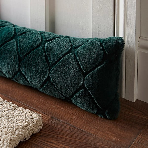 Paraspifferi per porta verde scuro 20x90 cm Cosy Diamond – Catherine Lansfield-image-2