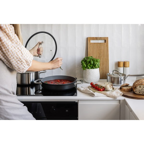 Padella con coperchio/con superficie in ceramica ø 28 cm tegame Meda 3.0 – FABINI-image-4