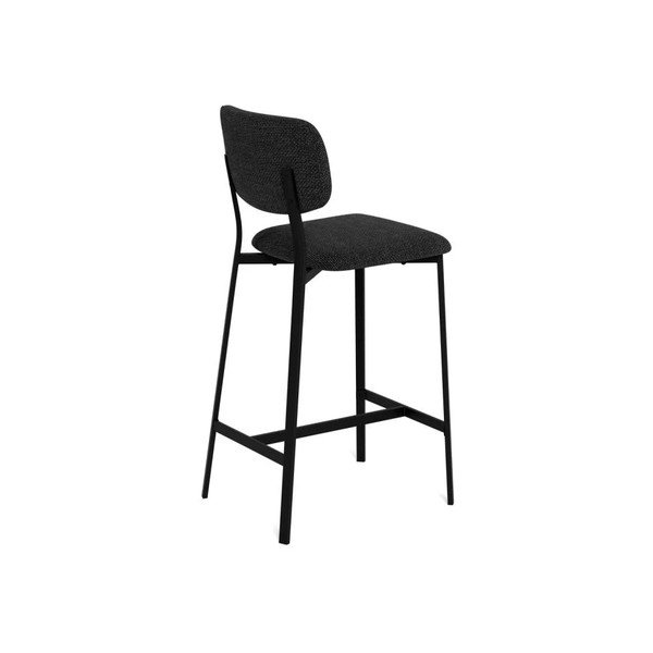 Set di sbagelli da bar grigio scuro imbottito 2 pz (altezza della seduta 68,5 cm) Alison – Actona-image-2