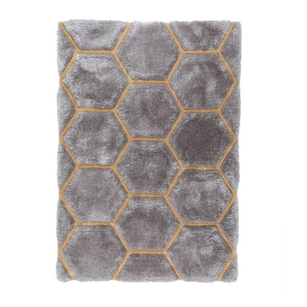 Tappeto grigio , 120 x 170 cm Honeycomb - Flair Rugs
